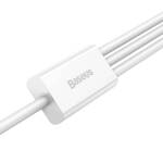 Baseus kabel 3w1 Superior USB - Lightning + USB-C + microUSB 1,5 m 3,5A biały