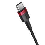 Baseus kabel Cafule Charging Cable USB-C to USB-C 100W 1m 2pcs Red czarny+Grey czarny