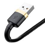 Baseus kabel Cafule USB - Lightning 3,0 m 1,5A złoto-czarny