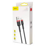 Baseus kabel Cafule USB - Lightning 3,0m 2A czerwono-czarny