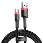 Baseus kabel Cafule USB - USB-C 1,0 m 3A czerwono-czarny