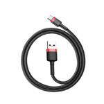 Baseus kabel Cafule USB - USB-C 1m 3A czerwono-czarny