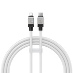 Baseus kabel CoolPlay USB-C - Lightning 1m 20W biały