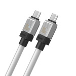 Baseus kabel CoolPlay USB-C - USB-C 1m 100W biały