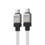 Baseus kabel CoolPlay USB-C - USB-C 1m 100W biały