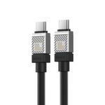 Baseus kabel CoolPlay USB-C - USB-C 2m 100W czarny