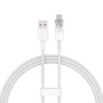 Baseus kabel Explorer USB - USB-C 1,0m biały z kontrolą temperatury 100W