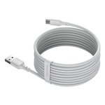 Baseus kabel Simple Wisdom USB - USB-C 1,5 m 5A biały 2 szt