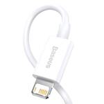 Baseus kabel Superior USB - Lightning 1,0 m 2,4A biały