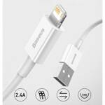 Baseus kabel Superior USB - Lightning 1,0 m 2,4A niebieski