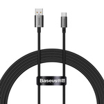 Baseus kabel Superior USB - USB-C 2,0m czarny 100W