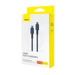 Baseus kabel Tungsten Gold Fast Charging Data Cable Type-C to Type-C 100W 2m niebieski