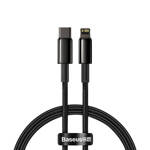 Baseus kabel Tungsten PD USB-C - Lightning 1,0 m czarny 20W