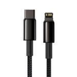 Baseus kabel Tungsten PD USB-C - Lightning 1,0 m czarny 20W