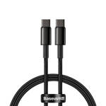 Baseus kabel Tungsten PD USB-C - USB-C 1,0 m czarny 100W