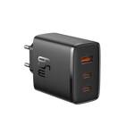 Baseus ładowarka sieciowa Cube Pro PD 65W 2x USB-C 1x USB czarna