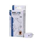 Beline Ład. siec. 1x USB-C 20W + kabel USB-C biała /white PD 3.0  BLNCW20C