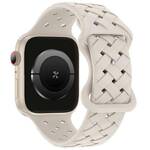 Beline pasek Apple Watch Silicone Woven 42/44/45/49mm beżowy /starlight box