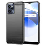 CARBON CASE CASE FOR REALME C35 FLEXIBLE SILICONE CARBON COVER BLACK