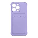 CARD ARMOR CASE COVER FOR SAMSUNG GALAXY A22 4G CARD WALLET AIR BAG ARMORED HOUSING PURPLE