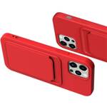 CARD CASE SILICONE WALLET CASE WITH CARD HOLDER DOCUMENTS FOR IPHONE 11 PRO RED