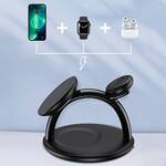 CHOETECH 3IN1 INDUCTIVE CHARGING STATION IPHONE 12/13/14, AIRPODS PRO, APPLE WATCH BLACK (T587-F)
