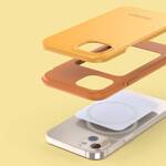 CHOETECH MFM ANTI-DROP CASE MADE FOR MAGSAFE FOR IPHONE 13 ORANGE (PC0112-MFM-YE)