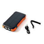 CHOETECH SOLAR POWER BANK WITH INDUCTIVE CHARGING 20000MAH PD 20W / QC 18W / QI 10W ORANGE (B657)