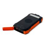 CHOETECH SOLAR POWER BANK WITH INDUCTIVE CHARGING 20000MAH PD 20W / QC 18W / QI 10W ORANGE (B657)