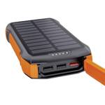 CHOETECH SOLAR POWER BANK WITH INDUCTIVE CHARGING 20000MAH PD 20W / QC 18W / QI 10W ORANGE (B657)