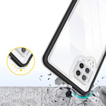 CLEAR 3IN1 CASE FOR SAMSUNG GALAXY A42 5G FRAME GEL COVER BLACK