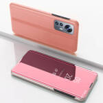 CLEAR VIEW CASE COVER FOR XIAOMI 12 LITE COVER WITH A FLAP PINK