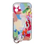 COLOR CHAIN CASE GEL FLEXIBLE ELASTIC CASE COVER WITH A CHAIN PENDANT FOR XIAOMI REDMI 10 MULTICOLOUR  (4)