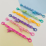 COLOR CHAIN (ROPE) COLORFUL CHAIN PHONE HOLDER PENDANT FOR BACKPACK WALLET PINK