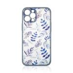 DESIGN CASE COVER FOR SAMSUNG GALAXY A12 5G FLOWER COVER DARK BLUE