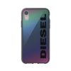 DIESEL SNAP CASE HOLOGRAPHIC WITH THE LOGO IPHONE XR HOLOGRAPHIC/BLACK