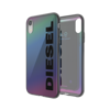 DIESEL SNAP CASE HOLOGRAPHIC WITH THE LOGO IPHONE XR HOLOGRAPHIC/BLACK