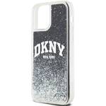 DKNY DKHCP12MLBNAEK iPhone 12/12 Pro 6.1" czarny/black hardcase Liquid Glitter Big Logo