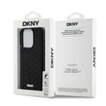 DKNY DKHCP15L3DRPWK iPhone 15 Pro 6.1" czarny/black hardcase 3D Rubber Repeat Pattern