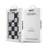 DKNY DKHCP15LHDLCEK iPhone 15 Pro 6.1" czarny/black hardcase IML Checkered Mono Pattern