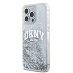 DKNY DKHCP15LLBNAET iPhone 15 Pro 6.1" biały/white hardcase Liquid Glitter Big Logo