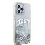 DKNY DKHCP15LLBNAET iPhone 15 Pro 6.1" biały/white hardcase Liquid Glitter Big Logo