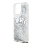 DKNY DKHCP15LLBNAET iPhone 15 Pro 6.1" biały/white hardcase Liquid Glitter Big Logo