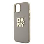 DKNY DKHCP15MPBSWSE iPhone 15 Plus 6.7" beżowy/beige hardcase Wrist Strap Stock Logo