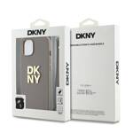 DKNY DKHCP15MPBSWSE iPhone 15 Plus 6.7" beżowy/beige hardcase Wrist Strap Stock Logo