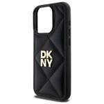 DKNY DKHCP15XPQDSLK iPhone 15 Pro Max     6.7" czarny/black Quilted Stack Logo