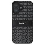 DKNY DKHCP16SPRTHSLK iPhone 16 6.1"       czarny/black hardcase Texture Pattern Tonal Stripe