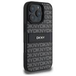 DKNY DKHCP16XPRTHSLK iPhone 16 Pro Max    6.9" czarny/black hardcase Texture Pattern Tonal Stripe