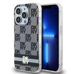 DKNY DKHMP13XHCPTSK iPhone 13 Pro Max 6.7" czarny/black hardcase IML Checkered Mono Pattern & Printed Stripes MagSafe