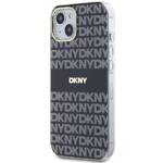 DKNY DKHMP14SHRHSEK iPhone 14 / 15 / 13 6.1" czarny/black hardcase IML Mono & Stripe MagSafe